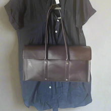 Load image into Gallery viewer, WANT Les Essentiels Tote Mens Large Brown Work Laptop Bag Lasdun Italian