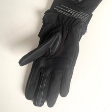Load image into Gallery viewer, Isotoner Men’s SmarTouch Microsuede Faux Shearling Black Tech Winter Gloves