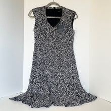 Load image into Gallery viewer, Nanette Lepore Womens Black Silk Dress 2 Asymmetrical Hem Sleeveless V Neck - Luxe Fashion Finds