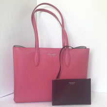 Load image into Gallery viewer, Kate Spade All Day Large Tote Orchid Pink Leather Shoulder Bag Wristlet Classic