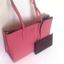 Load image into Gallery viewer, Kate Spade All Day Large Tote Orchid Pink Leather Shoulder Bag Wristlet Classic