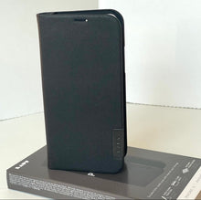 Load image into Gallery viewer, Black textured phone case on a white surface with a light gray background