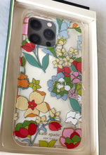 Load image into Gallery viewer, Kate Spade iPhone 14 PRO MAX Case Flower Bed Clear Protective Hard Shell