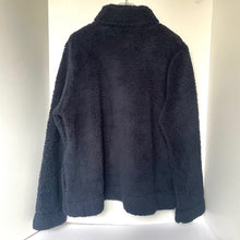 Load image into Gallery viewer, Tommy Hilfiger Sherpa Fleece Sweatshirt Mens Large Blue Quarter Zip Logo Pullover