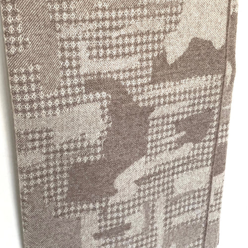 ARTZNL 100% Eco Alpaca Throw Blanket Large Brown Lightweight All Season Sustainable Soft 71x51in