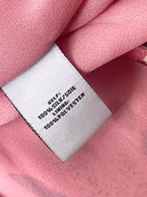 Load image into Gallery viewer, Tanya Taylor Silk Floral Top Pink Boat Neck Bell Cuff Hand Painted 4