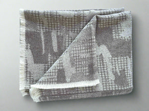 ARTZNL 100% Eco Alpaca Throw Blanket Large Brown Lightweight All Season Sustainable Soft 71x51in