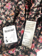 Load image into Gallery viewer, Free People Astra Peasant Top Black Pink Floral Puff Sleeve Womens Small