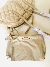 Load image into Gallery viewer, MZ Wallace Small Astor Satchel Buff Quilted Shoulder Crossbody Bag