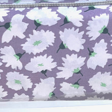 Load image into Gallery viewer, Kate Spade King Floral Duvet Cover Set Lilac Carnation Cotton 3-Piece 94 x110