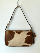 Load image into Gallery viewer, Coach Nolita 19 Wristlet CDW34 Haircalf Cow Print Leather Shoulder Bag