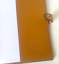 Load image into Gallery viewer, Coach CCD45 Glovetanned Leather Lined Notebook Journal Ochre
