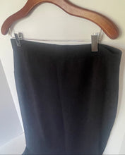 Load image into Gallery viewer, Eileen Fisher Flex Ponte Pencil Skirt Black Tencel Stretch Elastic Waist M