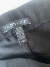 Load image into Gallery viewer, Eileen Fisher Flex Ponte Pencil Skirt Black Tencel Stretch Elastic Waist M