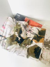 Load image into Gallery viewer, Kas King Duvet Cover Set 3 Piece Floral Embroidered Cotton Cream botanical