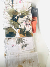 Load image into Gallery viewer, Kas King Duvet Cover Set 3 Piece Floral Embroidered Cotton Cream botanical