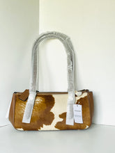 Load image into Gallery viewer, Coach Asher Shoulder Bag CDW46 Haircalf Cow Print Brown Leather B