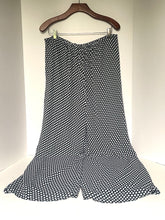 Load image into Gallery viewer, Theory Blue Geometric Crepe Wide-Leg Drawstring Pants Womens Small