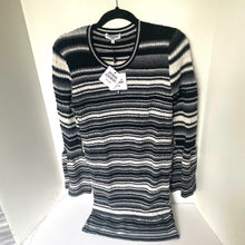 Load image into Gallery viewer, Opening Ceremony Striped Wool Knit Long Sleeve Dress Womens Medium