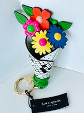 Load image into Gallery viewer, Kate Spade Fresh Picks Flower Bouquet Bag Charm Keychain