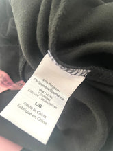 Load image into Gallery viewer, Juicy Couture Black Velour Rhinestone Logo Flare Pants Womens L Y2K