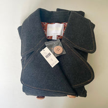 Load image into Gallery viewer, Anthropologie Peacoat Gray Cropped Jacket Womens 2 Ett:twa Blazer
