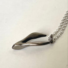 Load image into Gallery viewer, Andree Chenier Sterling Silver Rabbit Pendant Necklace Oxidized