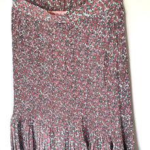 Load image into Gallery viewer, Anthropologie Skirt Womens Medium Petite Pink Midi Floral Chiffon Asymmetric Hem