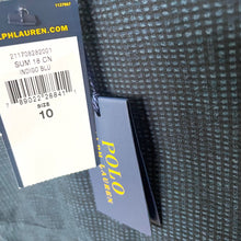 Load image into Gallery viewer, Polo Ralph Lauren Lace Up Bodice Summer Dress 10 Blue A-Line Sleeveless Cotton