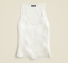 Load image into Gallery viewer, White tank top with 'J.Crew' label on a beige background