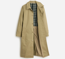 Load image into Gallery viewer, J Crew Ludlow Trench Coat Mens 42L Khaki Water-Resistant Lined Coat BS470