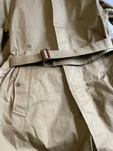 Load image into Gallery viewer, J Crew Ludlow Trench Coat Mens 42L Khaki Water-Resistant Lined Coat BS470