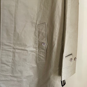 J Crew Ludlow Trench Coat Mens 42L Khaki Water-Resistant Lined Coat BS470