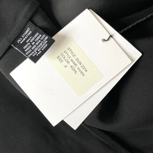 Load image into Gallery viewer, Jill Stuart Black Satin A-Line Knee-Length Cocktail Skirt Women's Size 8