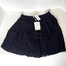 Load image into Gallery viewer, Joie Skirt Womens Small Black Mini High Waist Pleated Pull On, Bridger
