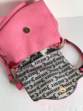 Load image into Gallery viewer, Juicy Couture Crossbody Stay in Circle Pink Satchel Vegan Leather Top Handle