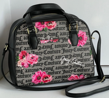 Load image into Gallery viewer, Juicy Couture Shoulder Bag Wallet Womens Satchel Heart Floral Vegan Leather