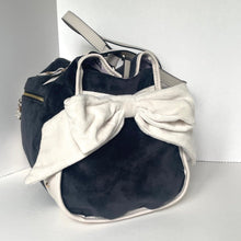 Load image into Gallery viewer, Juicy Couture Dreamy Juicy Tote Bag Wallet Heritage Liquorice Crystal Bow Crown