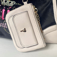 Load image into Gallery viewer, Juicy Couture Dreamy Juicy Tote Bag Wallet Heritage Liquorice Crystal Bow Crown