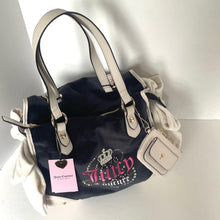 Load image into Gallery viewer, Juicy Couture Dreamy Juicy Tote Bag Wallet Heritage Liquorice Crystal Bow Crown