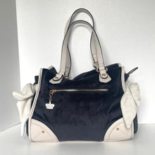 Load image into Gallery viewer, Juicy Couture Dreamy Juicy Tote Bag Wallet Heritage Liquorice Crystal Bow Crown
