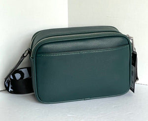 Karl Lagerfeld Maybelle Crossbody Women Green Camera Bag Vegan leather