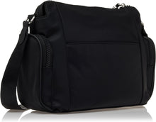 Load image into Gallery viewer, Karl Lagerfeld Naomi Crossbody Large Black Nylon Travel Messenger Shoulder Bag