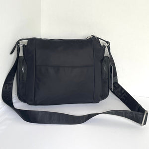 Karl Lagerfeld Naomi Messenger Crossbody Large Black Nylon Travel Shoulder Bag