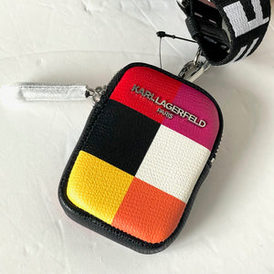 Karl Lagerfeld Maybelle Satchel Checker Karl Cat Top Handle Crossbody Coin Purse