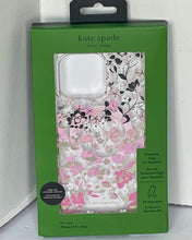 Load image into Gallery viewer, Kate Spade 15 PRO MAX Case Pink Flowerbed Magsafe Box 6.7 Floral White