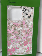 Load image into Gallery viewer, Kate Spade 15 PRO MAX Case Pink Flowerbed Magsafe Box 6.7 Floral White