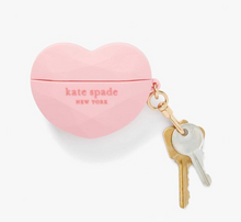 Load image into Gallery viewer, Kate Spade Airpod Pro Case Gala 3d Candy Heart Pink Bag Clip Boxed 
