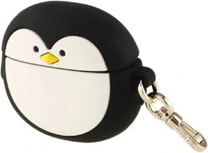Kate Spade Airpods 3rd Generation Case Marty Penguin White Black Clip