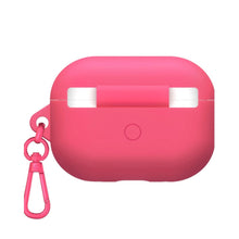 Load image into Gallery viewer, Kate Spade Airpods Pro 1 &amp; 2 GEN Case Silicone Pom Pom Pink Keychain Clip